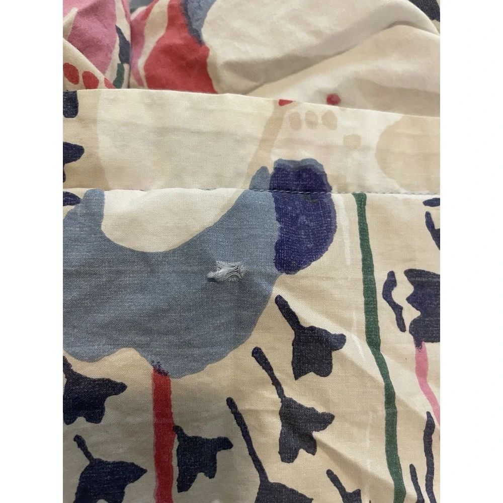 Ralph Lauren Sophie Watercolor Full/Queen Duvet Cover & Pillow Sham Blue Pink